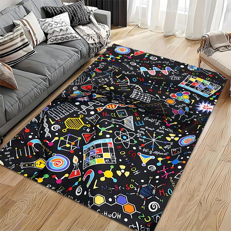 Science Chemistry Lab Pattern suitable as a non-slip mat for the living room or bedroom sofa
