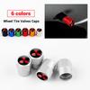 Car Emblem Wheel Tire Valve Caps Tyre Rim Stem Dustproof Covers For Mitsubishi Outlander Pajero Lancer Eclipse Cross Ralliart EX