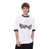We11done Ss23 Logo Monster Letter Print Short Sleeve T-Shirt Unisex Tops WD-TT1-23-736-U-BK