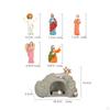 -Scene Decoration, -Resurrection Scene Set, Table Decoration for Birthday