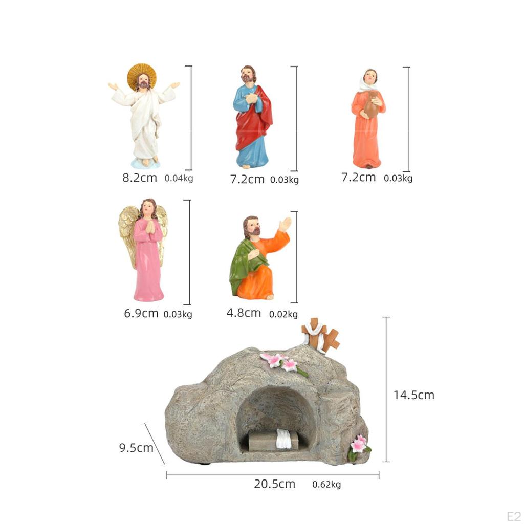 -Scene Decoration, -Resurrection Scene Set, Table Decoration for Birthday
