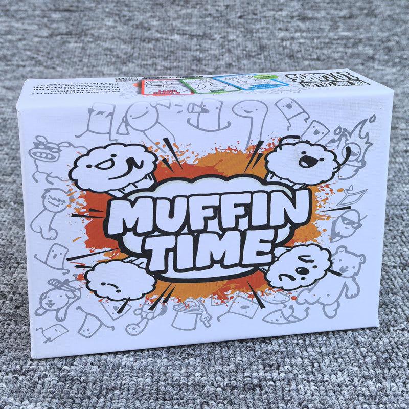 English Muffin Zeit & Pfannkuchen Zeit Interaktive Party-Spielkarten für das Eltern-Kind-Spiel