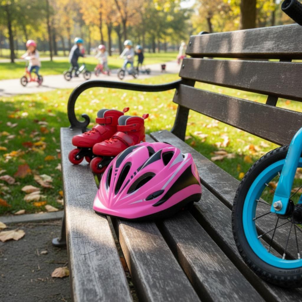 Children's Versatile-Sport Helmet Lightweight Design Young Child Skating Helmet Safety Gear Breathable Integrated Molding