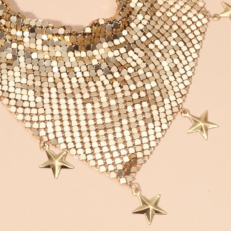 Bling Necklace Scarf Necklace Sequin Neckties Elegant Female Jewelry Ornament