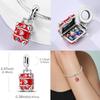 New 925 Silver Charms Bead Red Series Charm Pendant Fit Bracelet Necklaces DIY Birthday For Woman Jewelry Gift