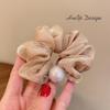 Korean Simple Mesh Scrunchies Women Girls Elastic Hair Rubber Bands Accessories Tie Hair Rope Headdress Headwear Ponytail Holder