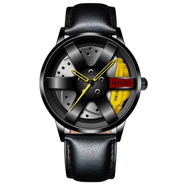 Fully Automatic Non-Mechanical Watch Men'S Car Wheel Hub Quartz Watch Trend Student Watch