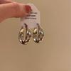 European & American High-End Geometric Double Layer Circle Earrings