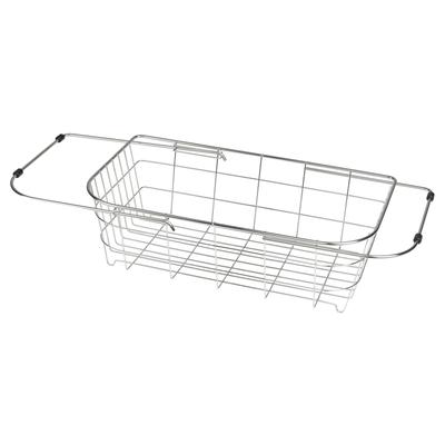 Pearl Metal Dish Drainer Basket for Sliding Stainless At Sinks, Basket, Wide, Deep, Steel, Aqua, HB-7000