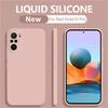 Hülle für Xiaomi POCO F3 Original Funda poco f3 Flüssigsilikon Weiche Rückabdeckung Fundas Coque Kamera Schutz Rückabdeckung