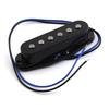 FLEOR Vintage Alnico 5 Guitar Single Coil Pickup Black ST Guitar Parts ,Neck/Middle/Bridge Pickup Choose