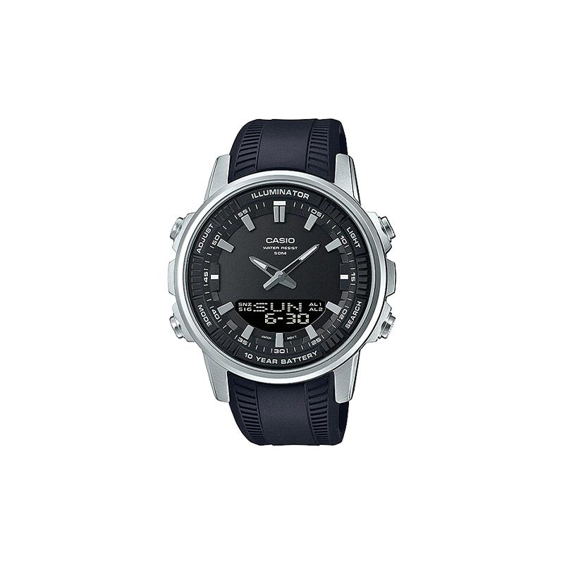 

Casio DRESS Classic Simple Exquisite Fashion Quartz Movement Resin Strap Japanese and Korean Watch Men s Watch Black Dial AMW-880-1AV чёрный