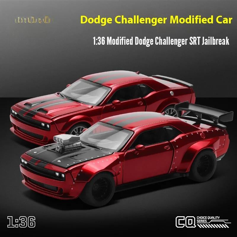 1/36 Scale Dodge Challenger SRT JAILBREAK Assembled Modified Version Alloy Metal Diecast Model Car Birthday Gift for Boyfriend