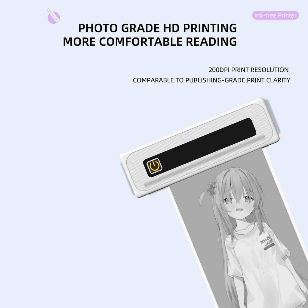 Tragbarer Mini-Fotodrucker ohne Tinte