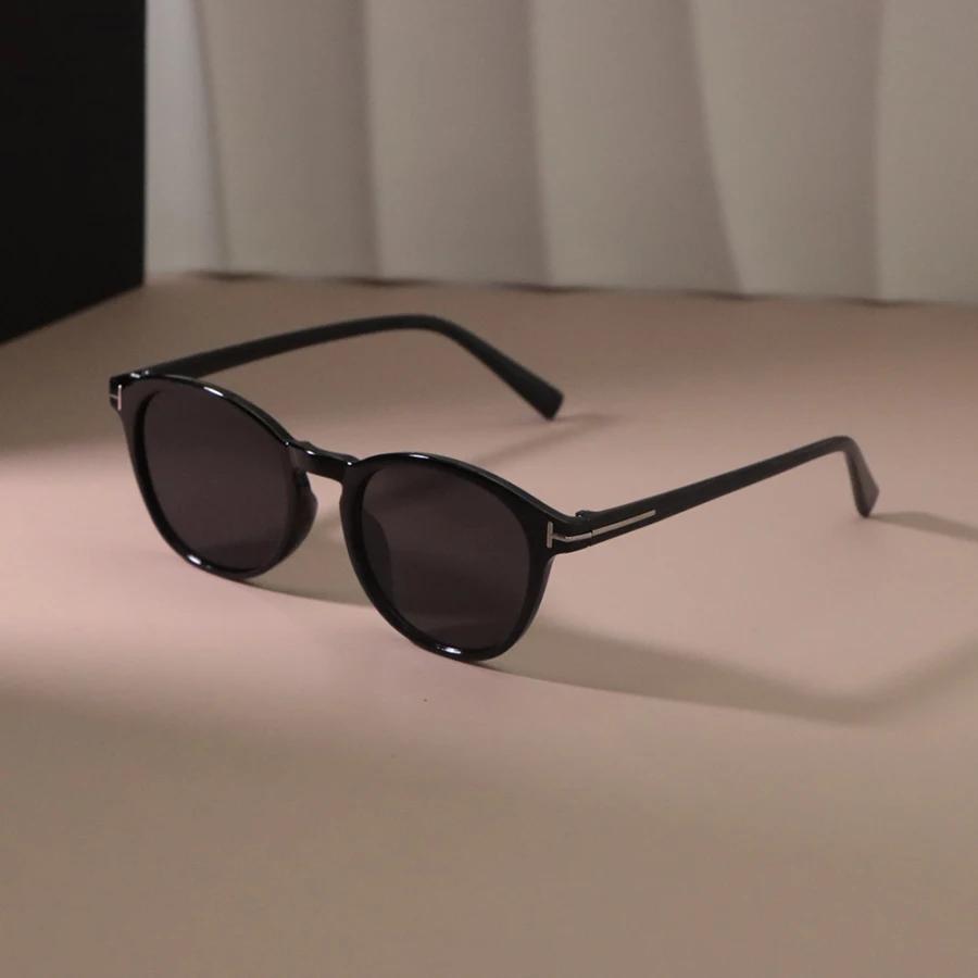 Vintage Oval Sunglasses Women Men Brand Designer Sun Glasses Female Male Retro Fashion Plastic Punk Mirror