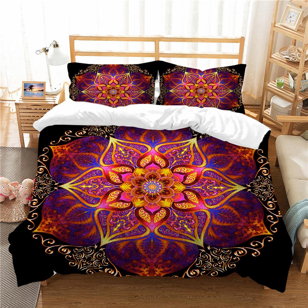 Bohemian Series Digital Printing Bedding Two Or Three Pieces Polyester