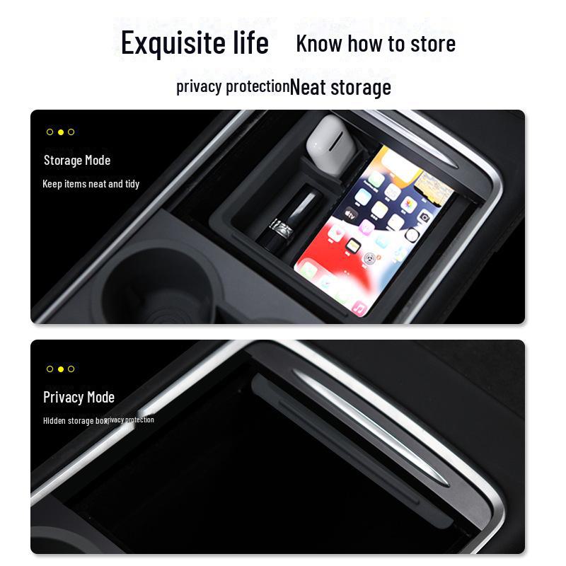 Tesla Model 3/Y Akcesorium Pudełko do Przechowywania w Podłokietniku