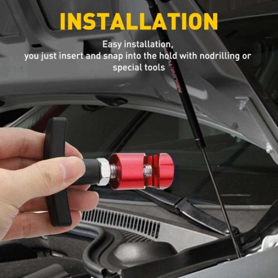 Universal Car Lift Support Clamp Hood Holder Strut Clamp Support for Tool Boxes