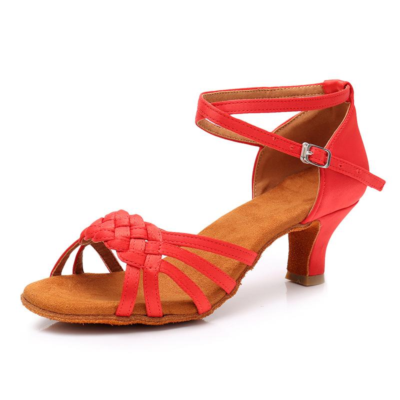 Módne Nové Profesionálne Latinské Tanečné Topánky Dámske Vysoké Podpätky Spoločenský Tanec, Salsa, Tango Mäkké Sandále 5,5 cm, 7,7 cm