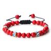 Unisex Handwoven Evil Eye Commuter Bracelet