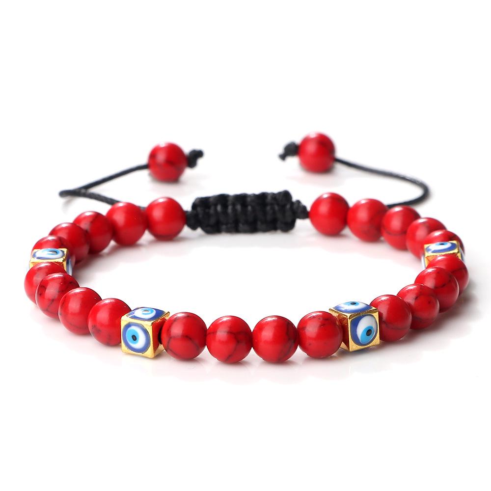 Unisex Handwoven Evil Eye Commuter Bracelet