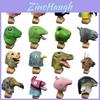 Vtipná zvířecí maska na hlavu pro večírky s přizpůsobitelnými vzory žirafy a prasete