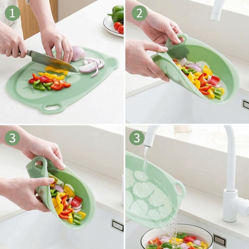 Odor-Resistant Food-Grade Cutting Board Anti-slip Chopping Block Anti-Mold Cutting Board  Kitchen