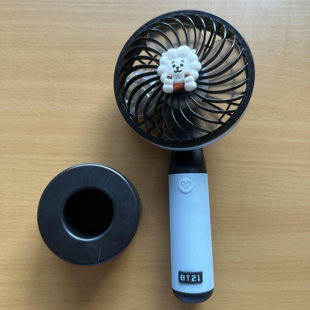 [USED] BTS Jin BT21 RJ Bundy Fan Handheld Fan