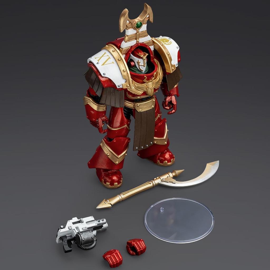 JOYTOY Warhammer Thousand Sons Sekhmet Terminator Cabal Sekhmet Akea Force Weapon Scale Action Figure Finished Product 40,000 (Combi-Melta, Equipped)