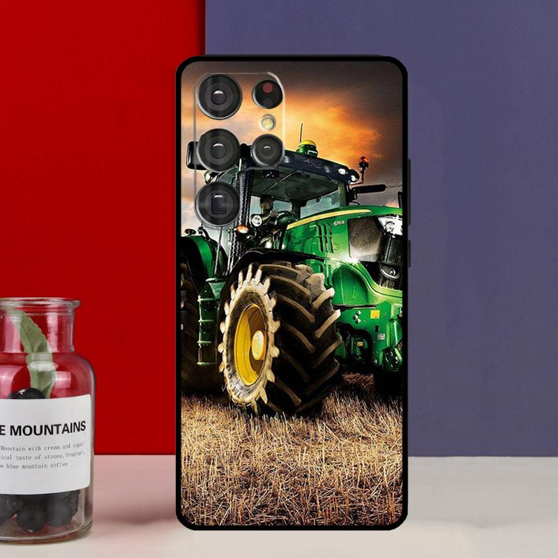 Farm Vehicle Tractor Funda Case For Samsung Galaxy S25 Ultra S9 S10 S20 FE S21 S22 S23 Plus S24 Ultra Phone Cover