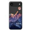 For iPhone 17 Air Case Blue Snow Mountain Pattern Printing Straight Edge TPU Phone Back Cover