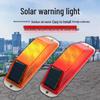 Solar LED Traffic Warning Light for Nighttime Road Safety