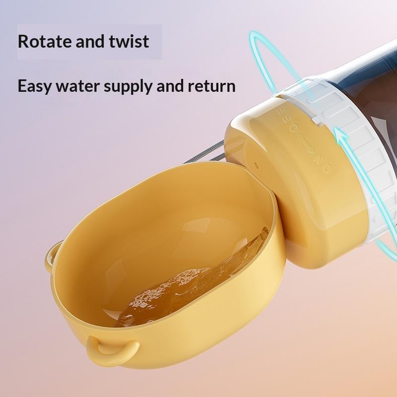 Strap Style Outdoor Water Bottle For Dogs Portable Dog Water Bottle Pet Companion Cup Outdoor Drinking Cup For Dogs