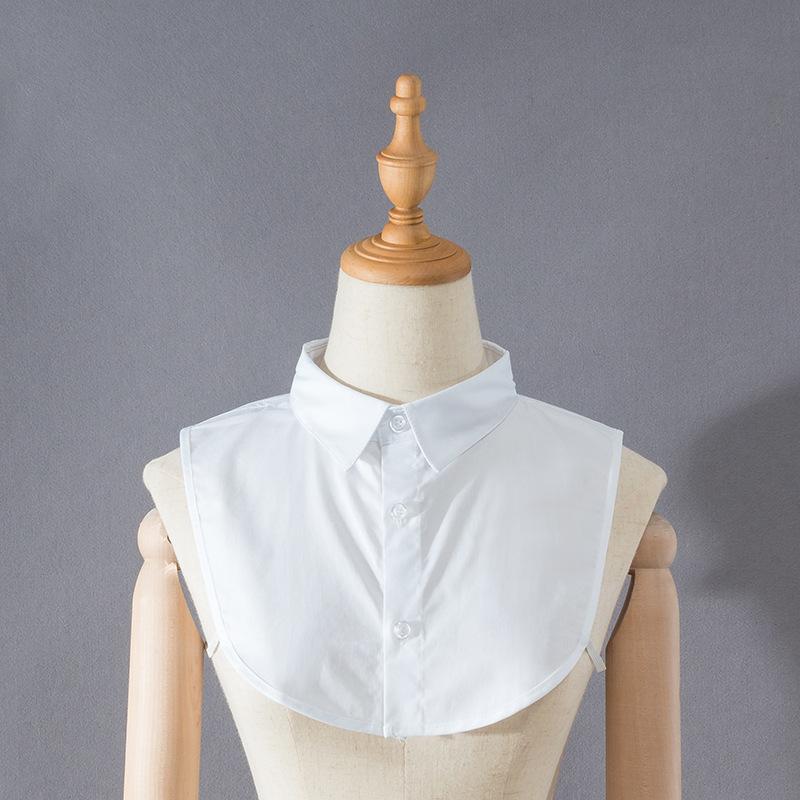 XS-M Casual Fake Collar Shirt for Children False Collar Removable Blouse Half Shirt Kids Lapel Detachable Boys Faux Col