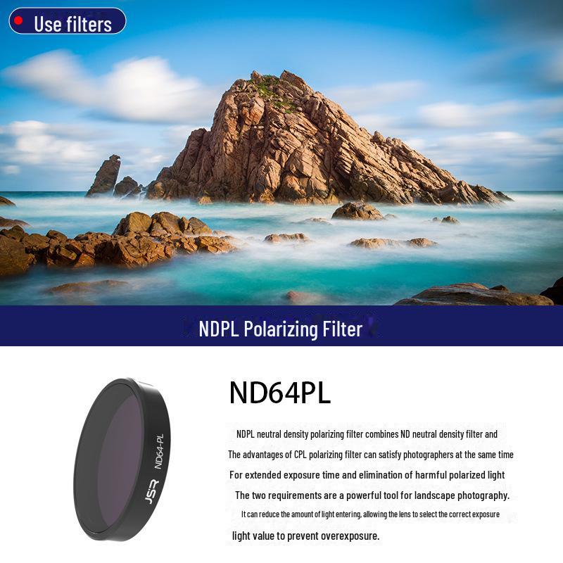 "JSR Universal Quick-Release Polarization CPL for DJI Action 3/4/5Pro"