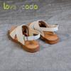 love ycodo Summer Leather Sandals for Women and Students Size 35-43