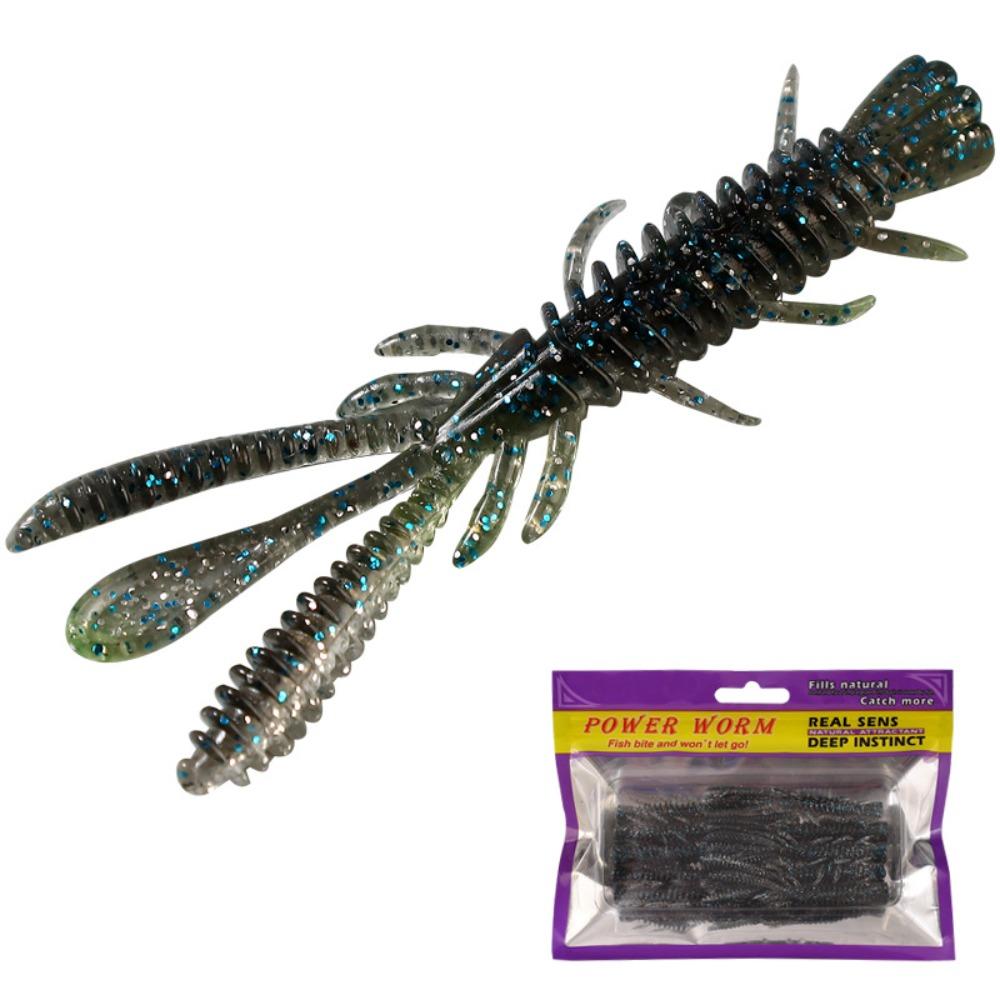 

10PCS 6 Colors Fishing Soft Lures 70mm Artificial Lures Durable Floating Minnow Baits Fishing 2