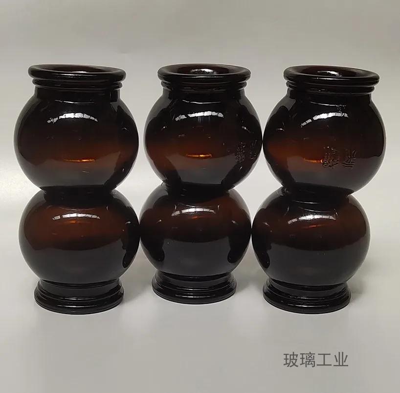 6 Pcs Massage Suction Cups Glass Cupping Tuina Guasha Massage Cupping Cups Fire Therapy Glass Cupping Set FastShipping