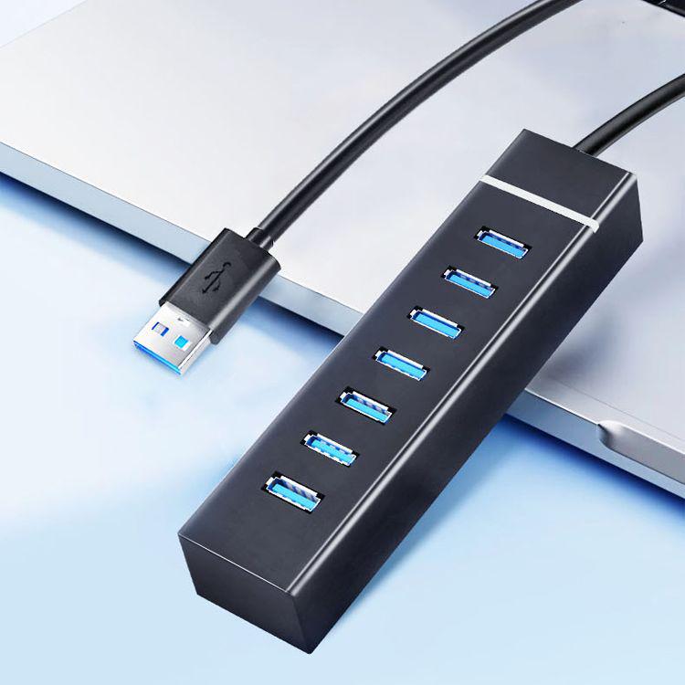 USB 3.0 High-Speed Multi-Port Hub for Laptops & Desktops
