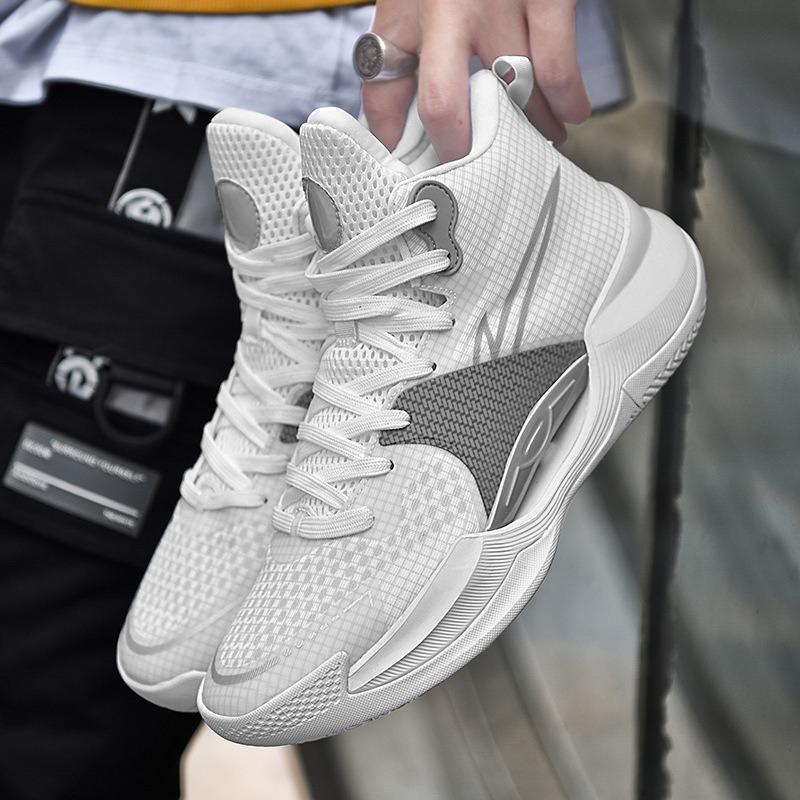 New actual combat basketball shoes breathable high-top wear-resistant men's sports shoes basketball shoes for men and women