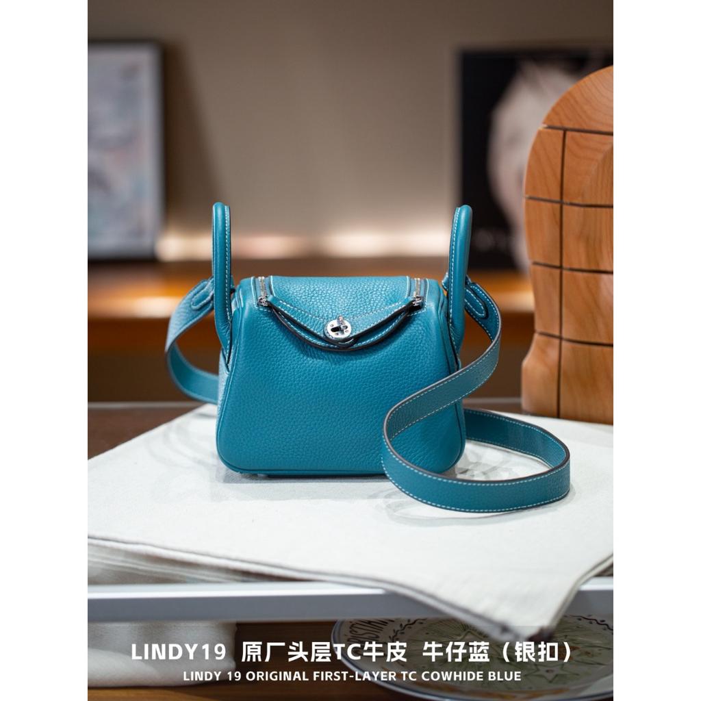 Kazilan Lindi 19cmTC Leder Arzttasche Hardware Handheld Umhängetasche Schultertasche Damen Tasche Trend