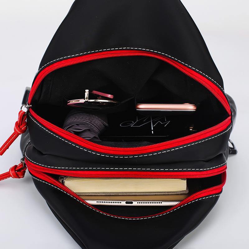 Fashion Women Backpack Waterproof Nylon Shoulder Bag Leisure Travel Luggage Bag Outdoor Crossbody Bag