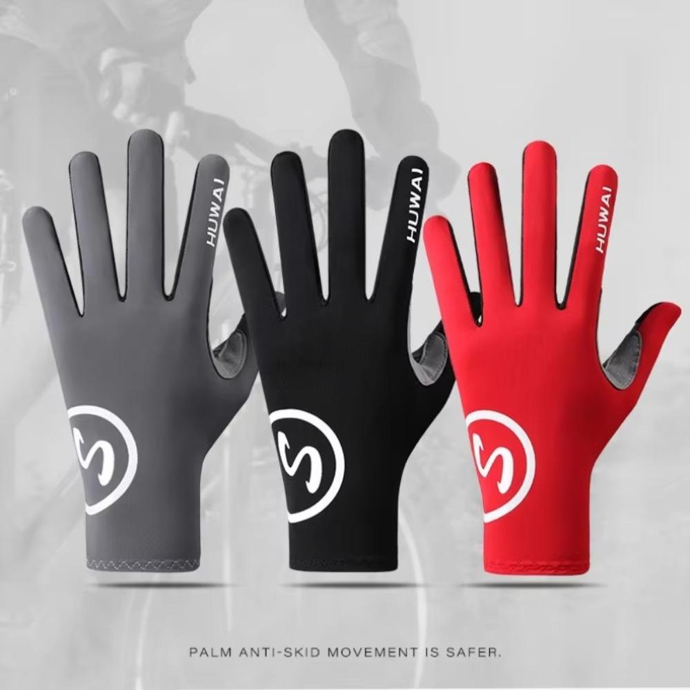 Breathable Long Full Fingers Touch Screen Fitness Gloves New Cycling Gloves  MTB Road Bike