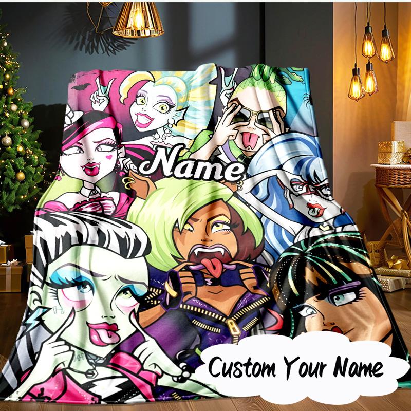 Custom Name High Party Blanket  Ideal Bedding Blanket Perfect for Travel, Camping, Living Rooms, Offices, Sofas, Fan Christmas gift