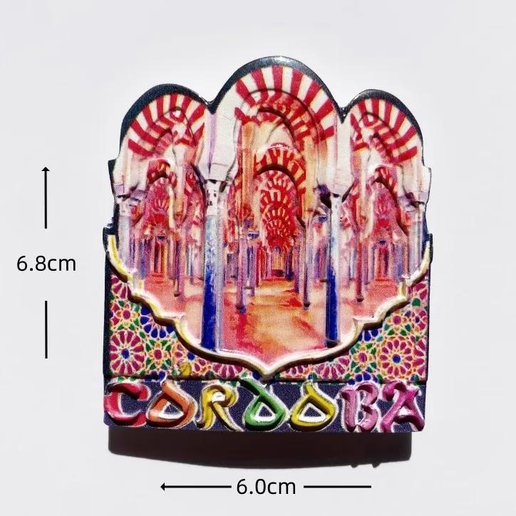 

Spain Souvenirs Valencia Fridge Magnets Home Decoration Malaga Madrid Refrigerator Stickers Wedding Gifts