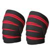 Vigor-Elastic Weightlifting Knee Wrap Bandages, Power Gear, Gym Fitness, Weight Lifting Compression