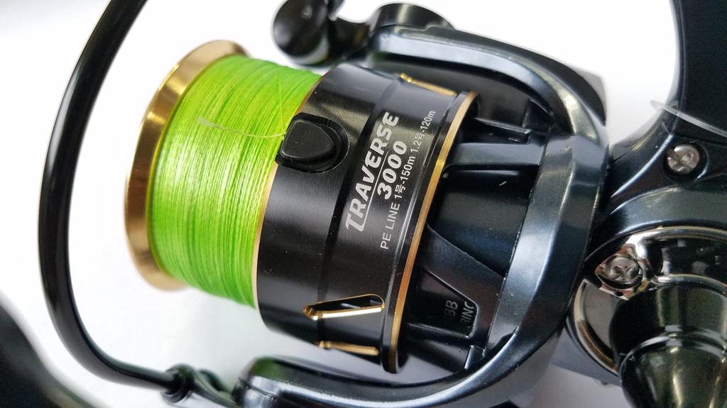 Glory Fish Spinning Reel TRAVERSE 3000 with line PE1-150m