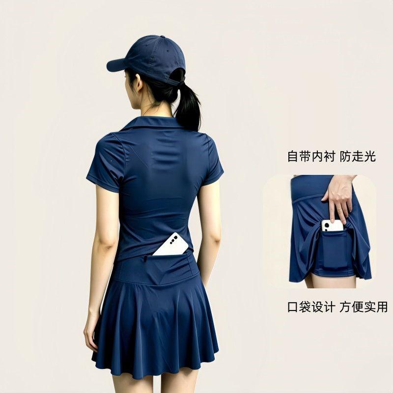 Women Quick Dry Breathable Cycling Jersey Set Anti Exposure Slim Fit Sport Outfit
