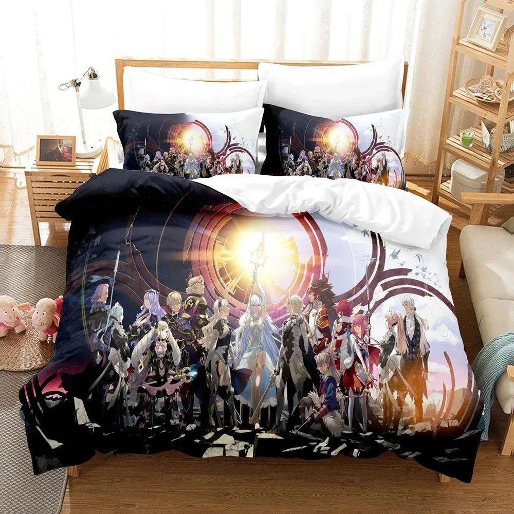 Fashionable 3D Fates Bedding Sets Duvet Cover Set With Pillowcase Twin Full Queen King Bedclothes Bed Linen Home Textile