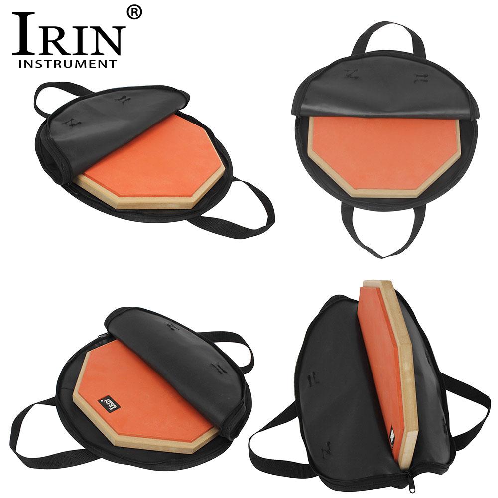 IRIN 10 Inch Dumb Drum Bag Waterproof Thicken Cotton Oxford Cloth Portable Handbag Drum Case Percussion Instrument Accessories